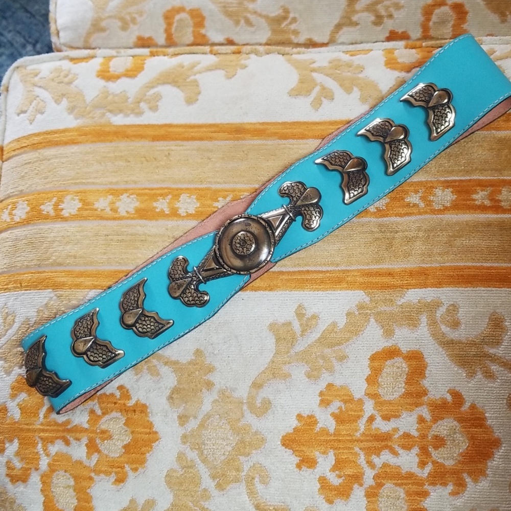 Vintage Italian leather belt